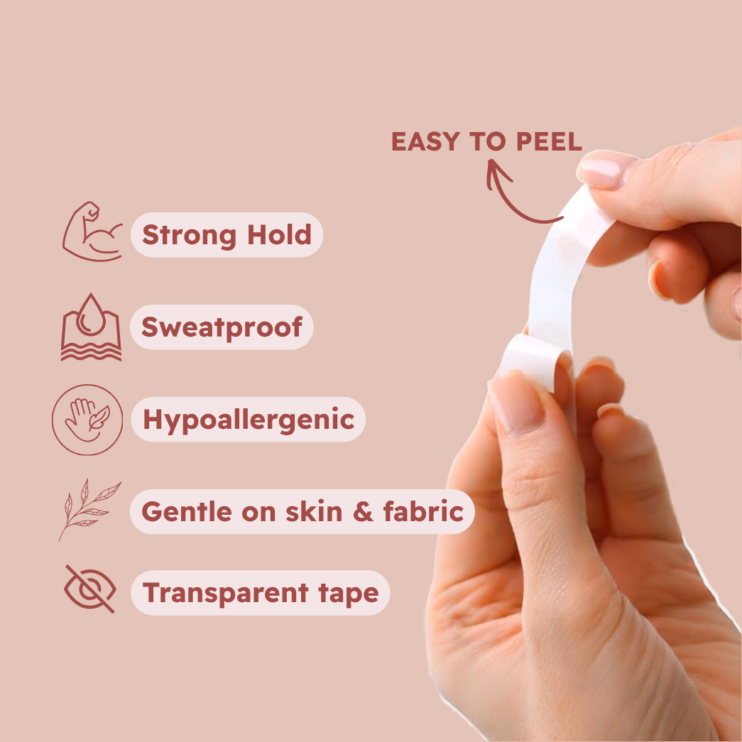 DOUBLE-SIDED TAPE STRIPS